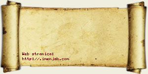 Anđela Bebić vizit kartica